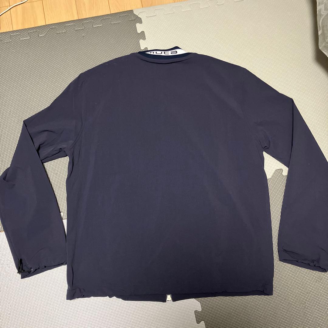 ムータマリンゴルフ　ネイビー ジップアップジャケット L