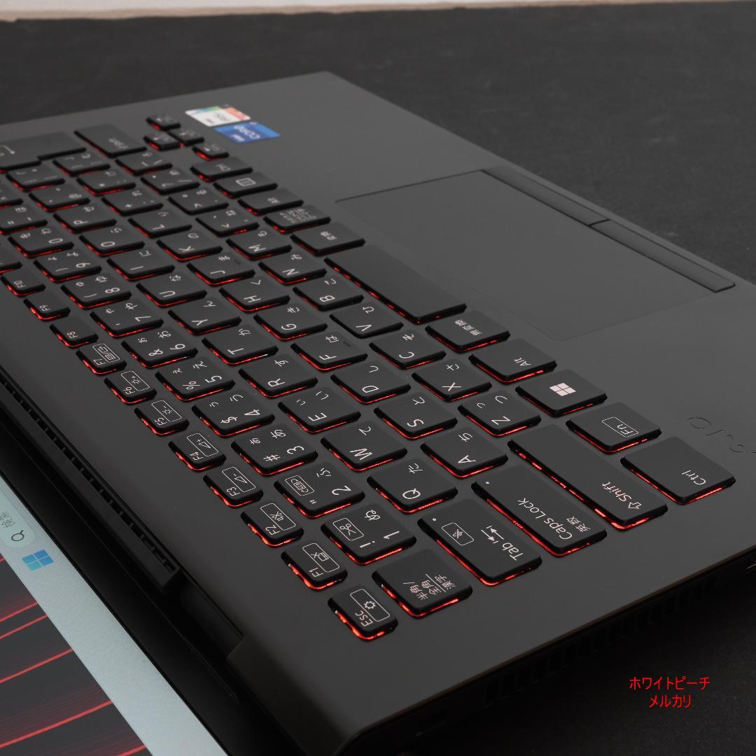 Vaio pro PK 11世代 i7 32G 1TB 赤く光るキーボード