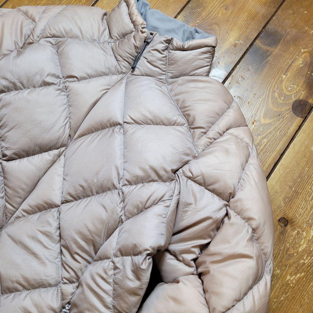 モンベル スペリオ ダウンジャケット ダイヤキルト ドローコード 短丈 M