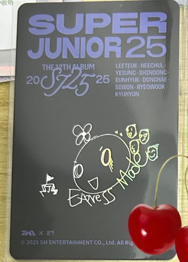 super junior 中国 QQ Music 5星 ヒチョル 特典 トレカ