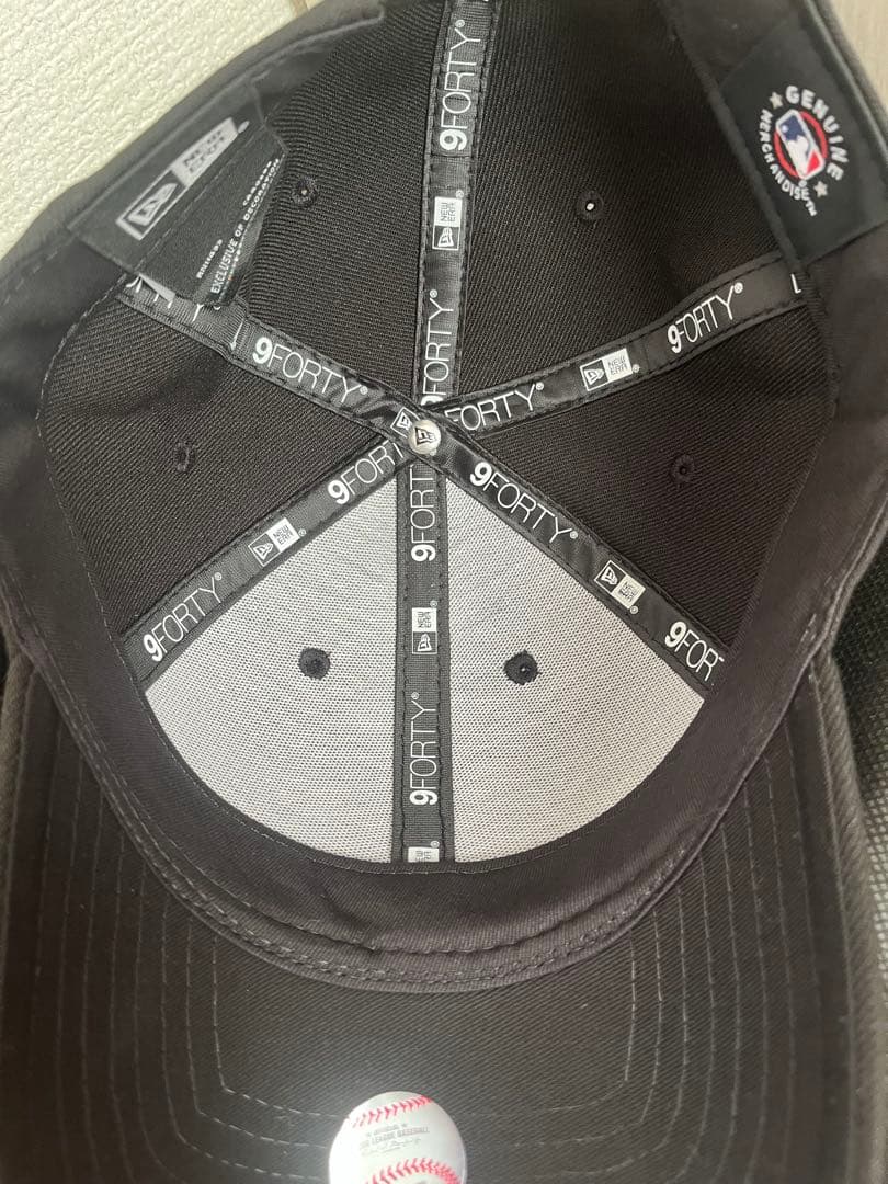 ニューエラ 9FORTY / MLB RHINESTONE NY ブラック 黒