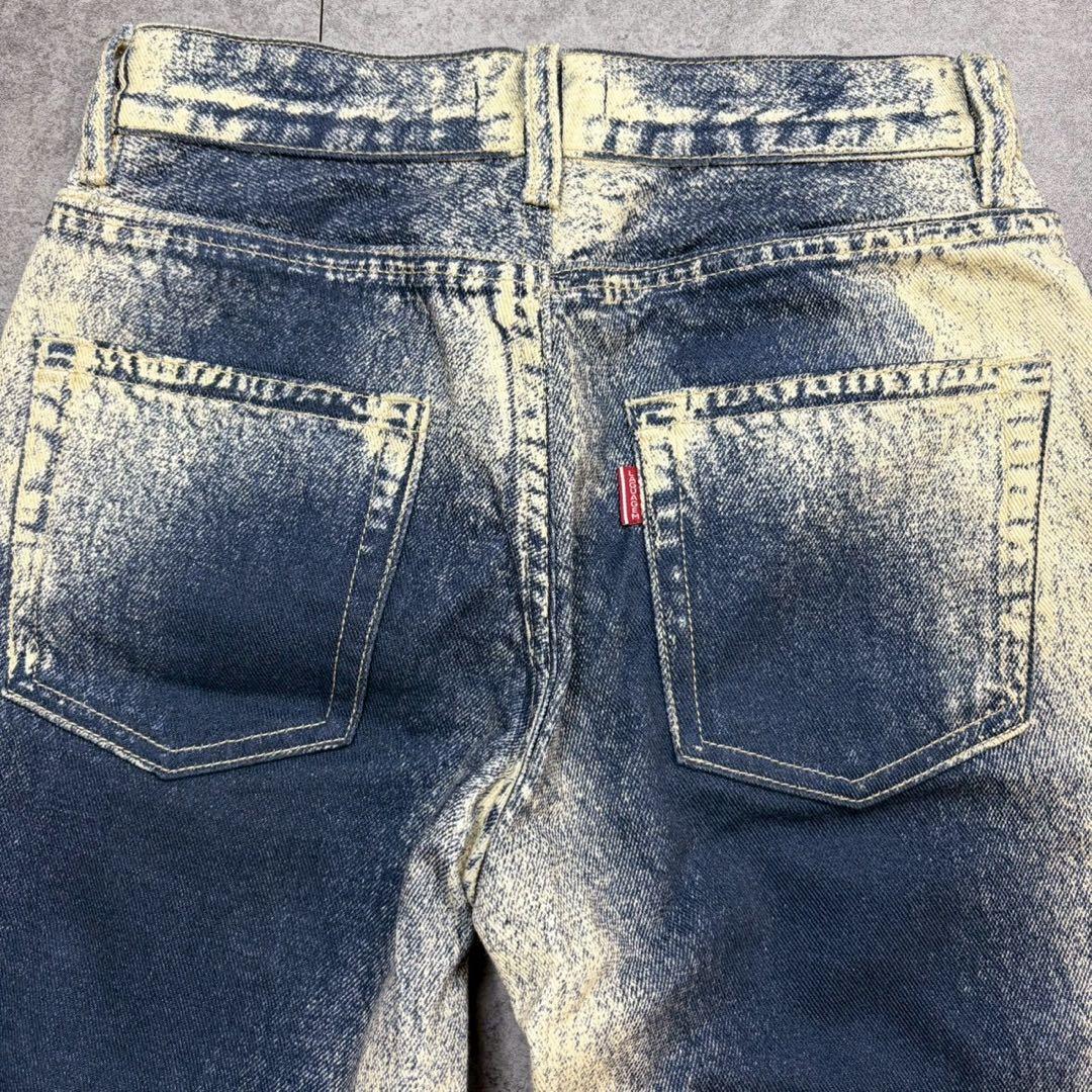 美品【ラグアジェム】WASH PRINT FLARE デニム