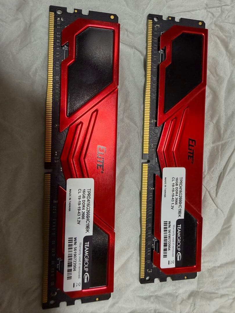 TEAMGROUP ELITE DDR4 32GB（16GB ✖️2)2666MH
