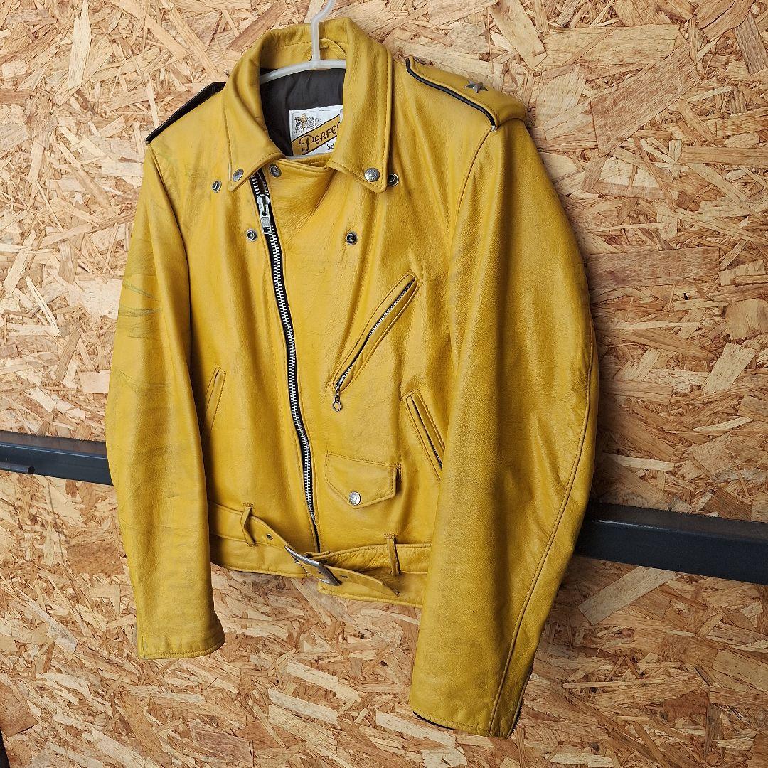 K*）様 激レア　SCHOTT 818Mustard　SIZE 34 バイカータ