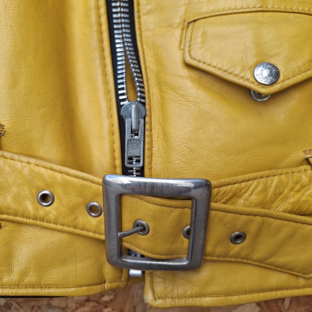 K*）様 激レア　SCHOTT 818Mustard　SIZE 34 バイカータ