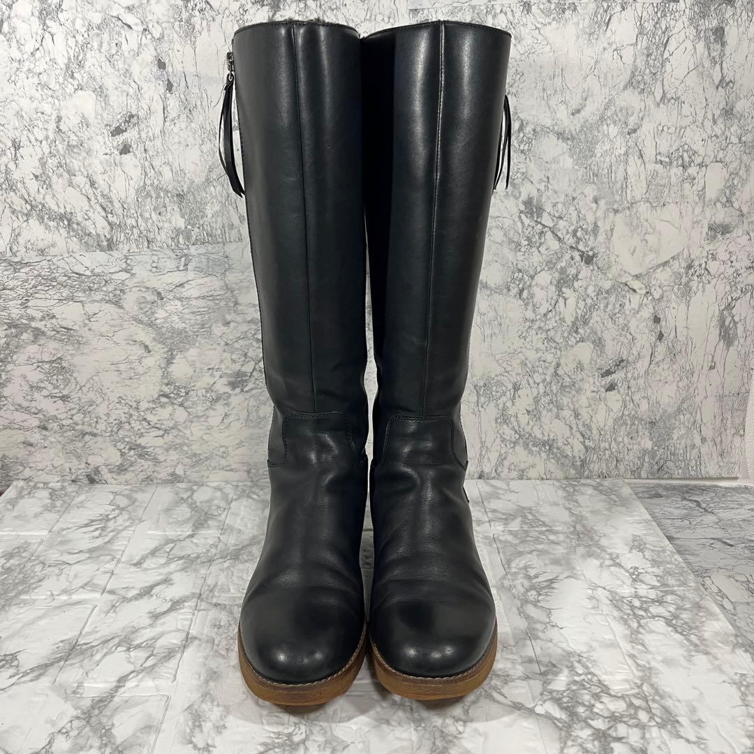 【美品】 COLE HAAN ロングブーツ GRAND.ØS 7Bサイズ 防水