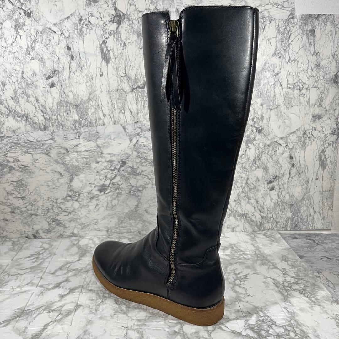 【美品】 COLE HAAN ロングブーツ GRAND.ØS 7Bサイズ 防水