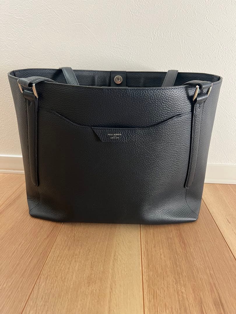 PELLE MORBIDA コローレ Colore トートバッグ ネイビー