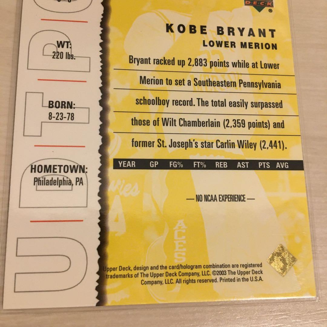 NBAカード　コービーブライアント　100シリ　KOBE BRYANT