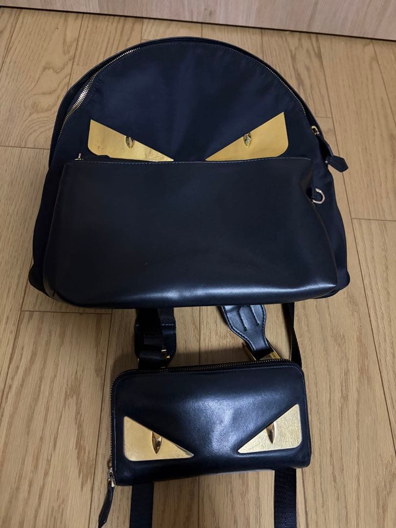FENDI リュックと財布セット　バグズ