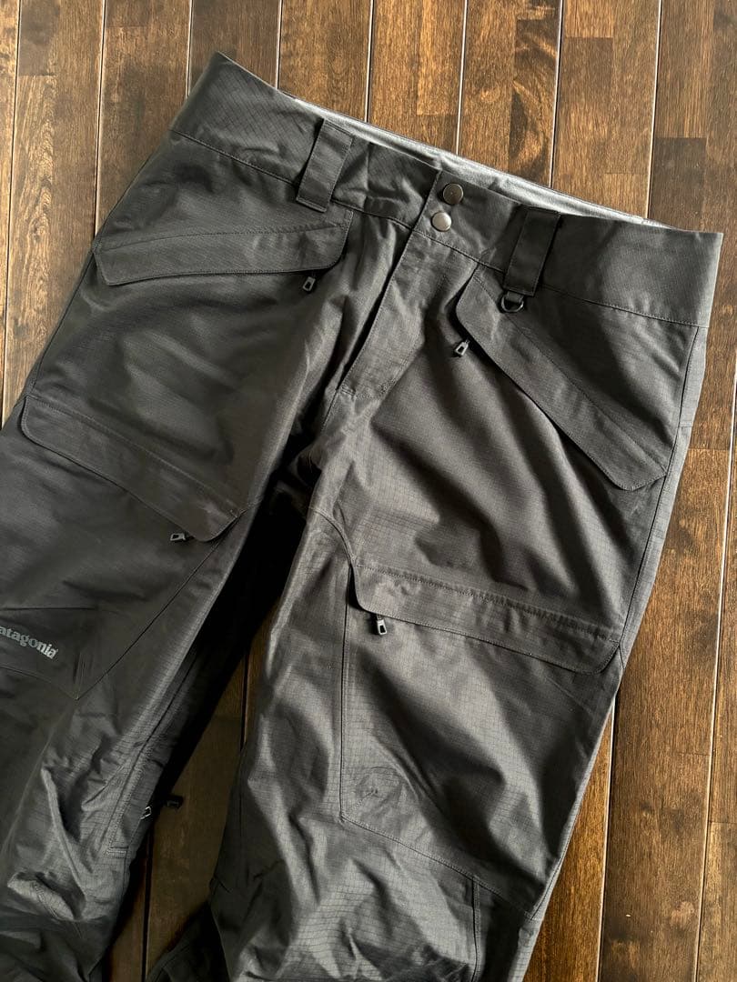 パタゴニア/ゴアテックス パウダーボウルパンツ スノボ用 高機能 ブラック M