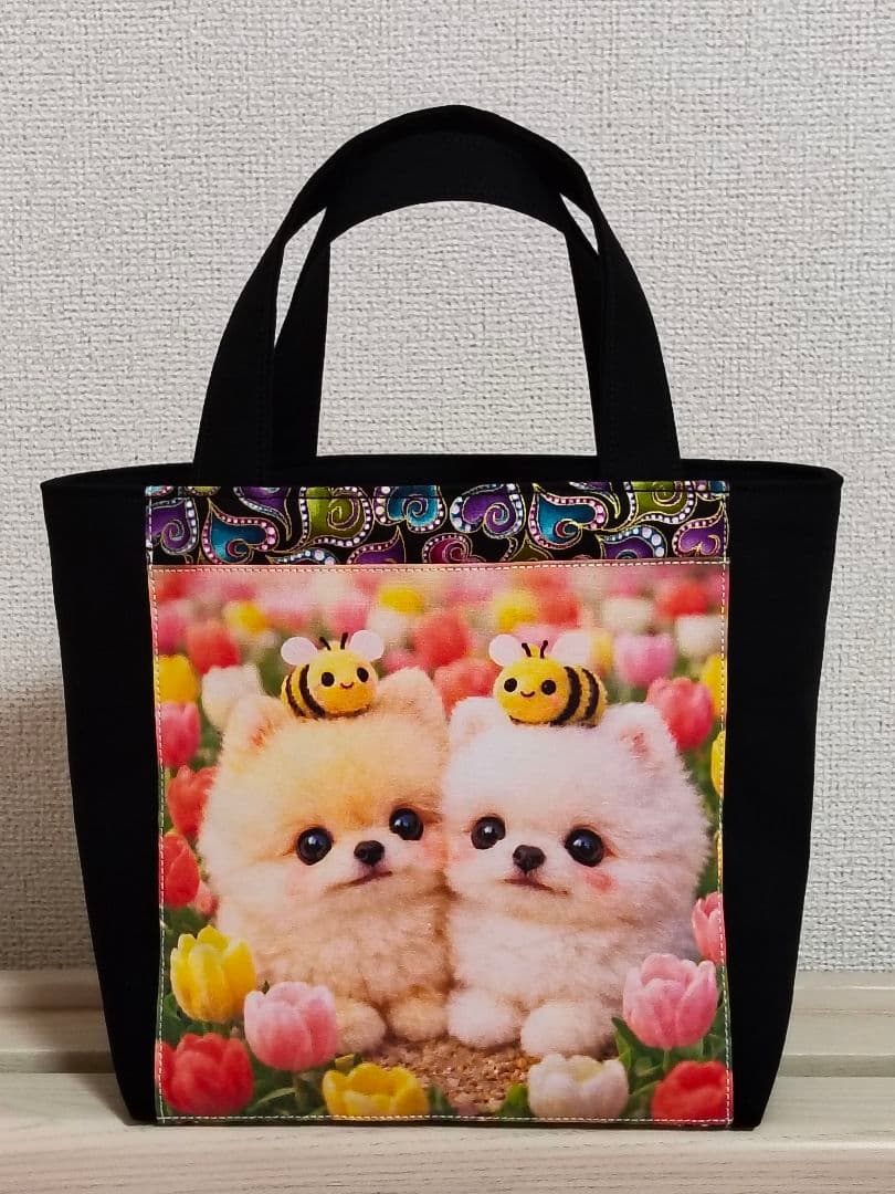 【受注制作】両面ミニトート2点、両面ミニトート（内側あり）1点