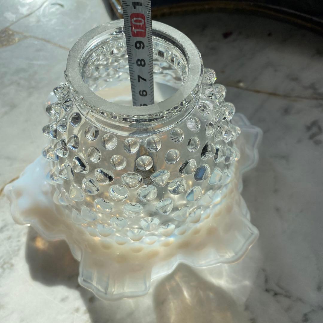 オールドフェントン　オパールセント　ホブネイル　　ガラスシェード