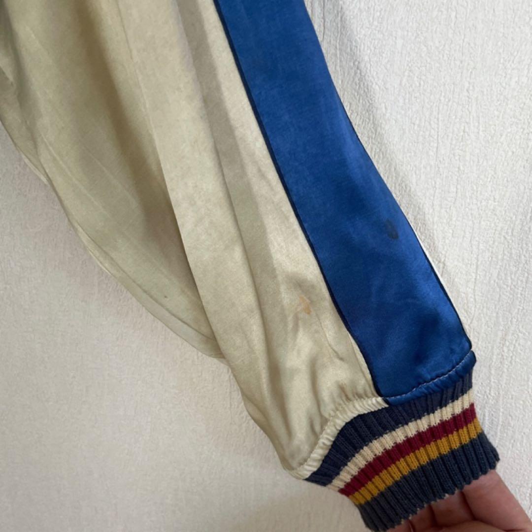 フラットヘッド　スカジャン　刺繍　リバーシブル　ワンポイント　かっこいい