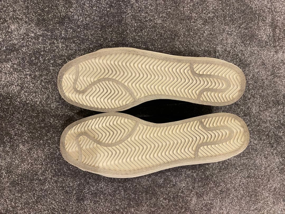 Y-3 ジッパースニーカー ブラック/アイボリー