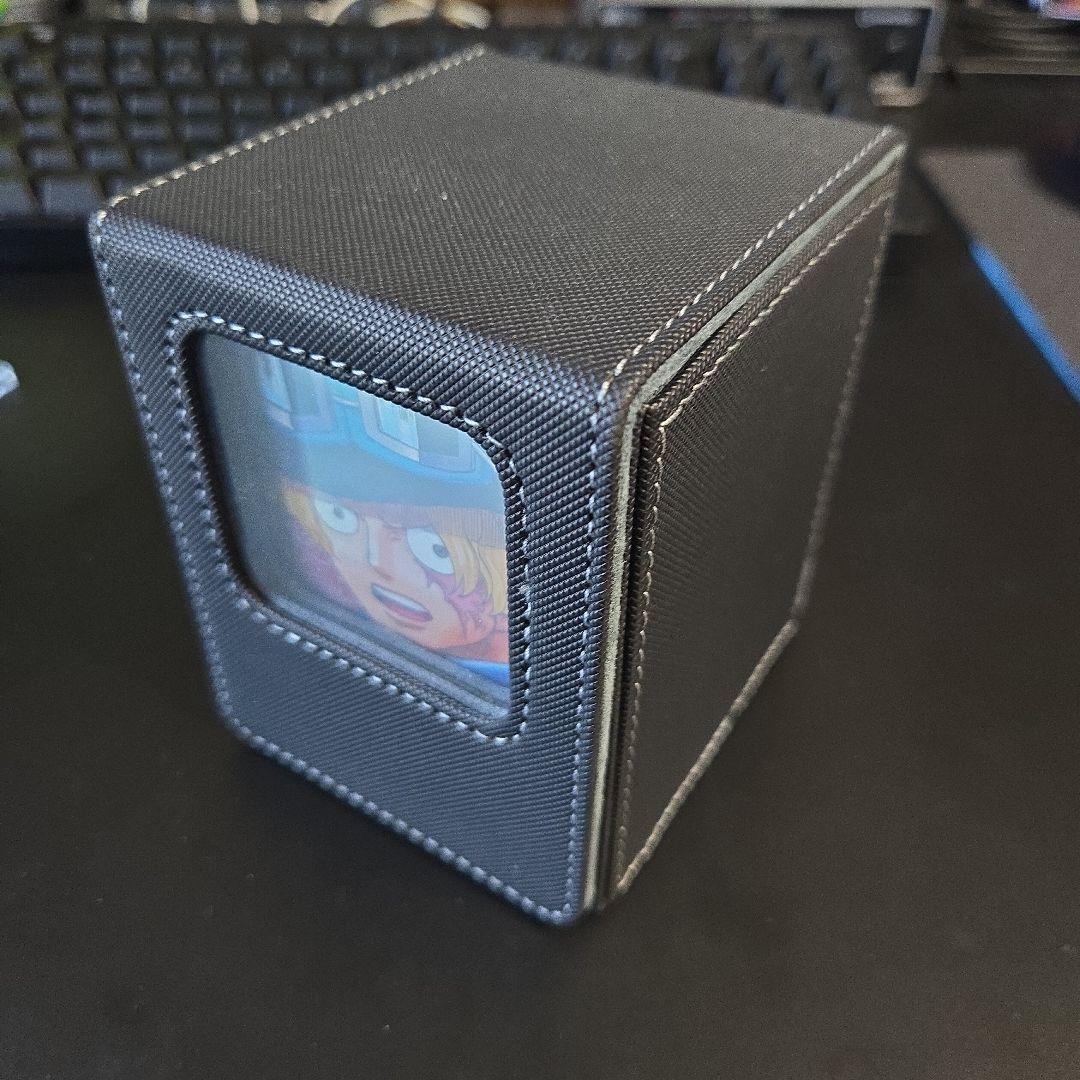 ONE PIECEカード　赤黒サボ フルパラデッキ　調整カード、海外ドン付き