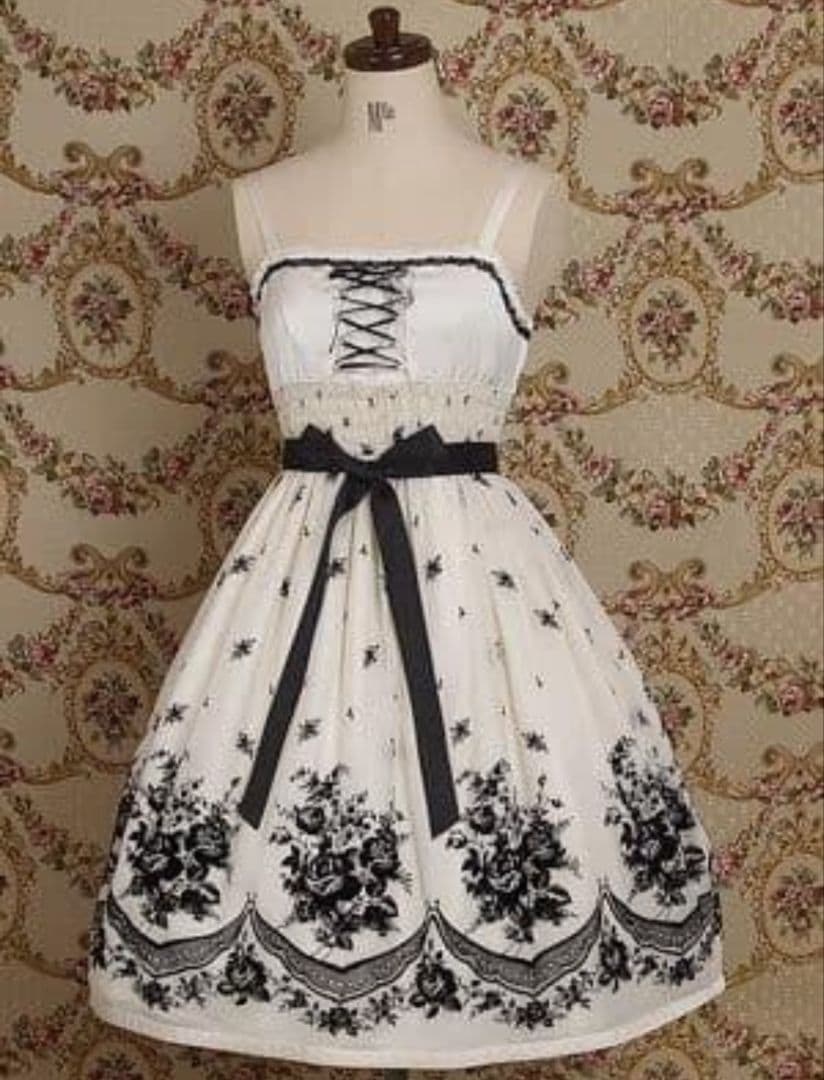 ローズシフォンワンピース　ヴィクトリアンメイデン　イノセントワールド