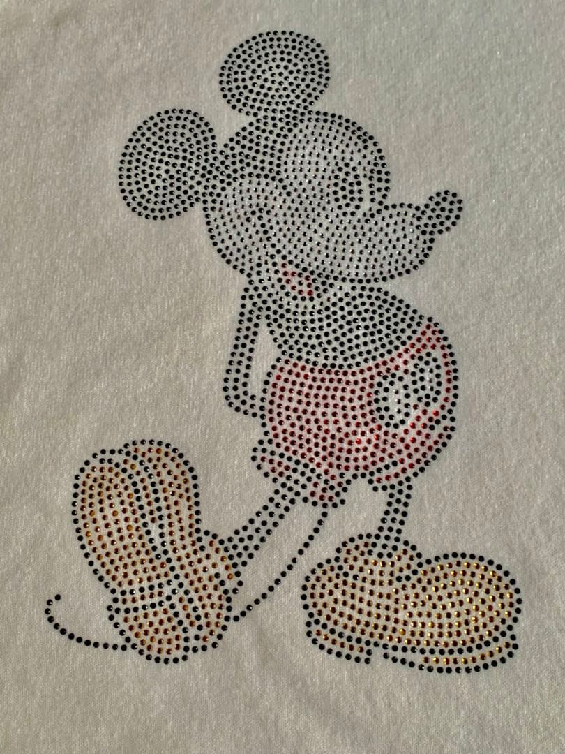 ミッキーマウス ストーンプリント カシミヤニット✨極美品✨