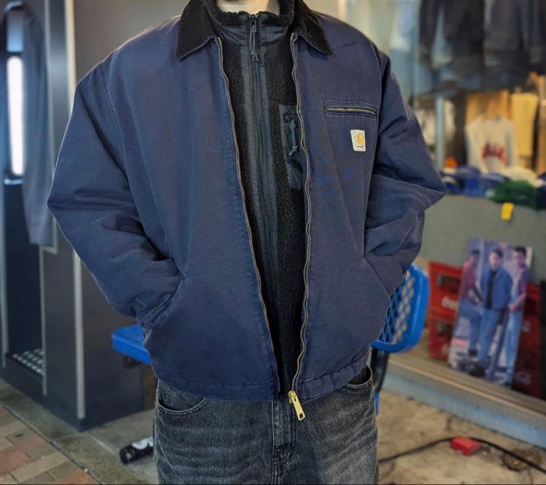 ジャケット・アウター Carhartt WIP OG Detroit Jacket Dark Navy