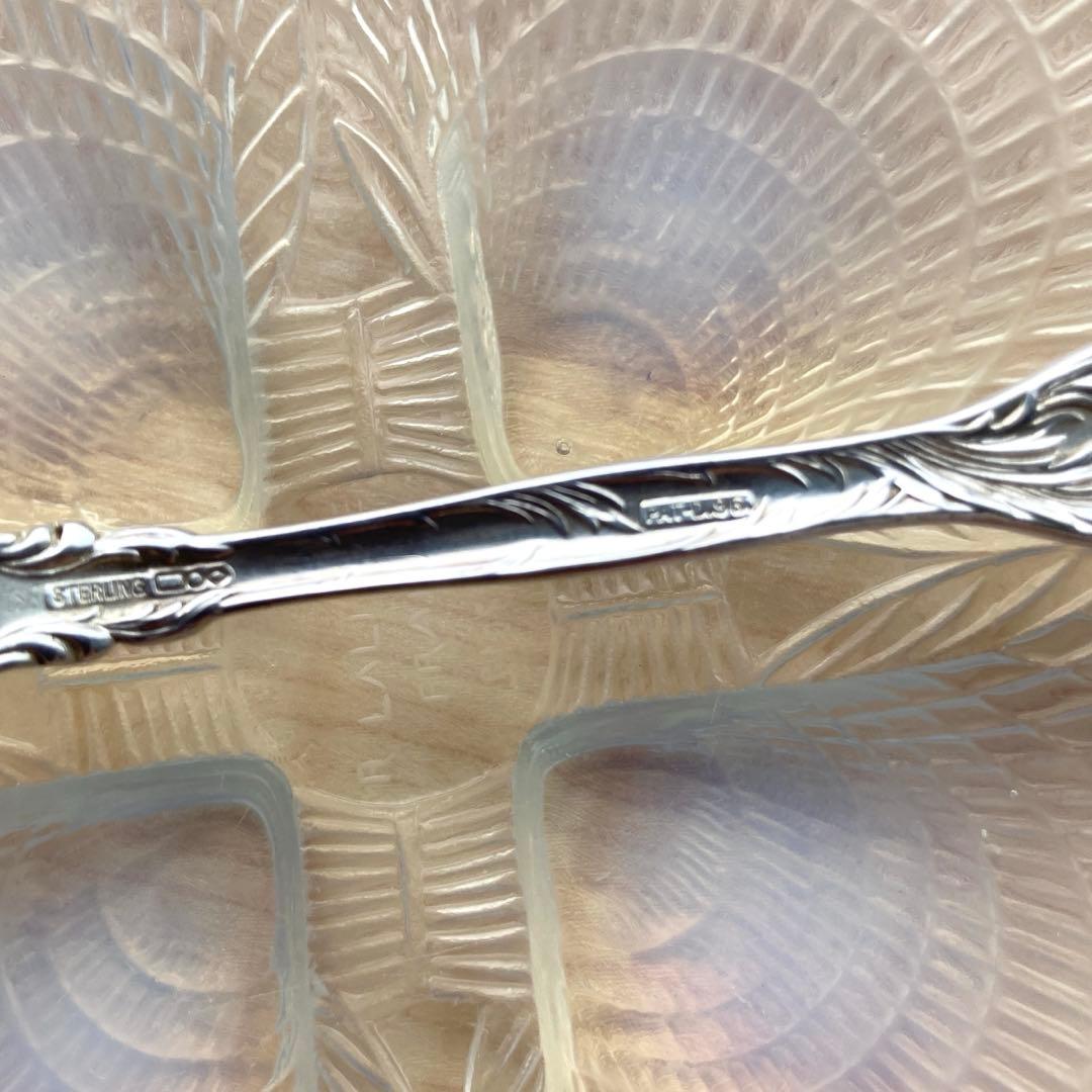 アンティーク　純銀　サラダ　フォーク　Dominick