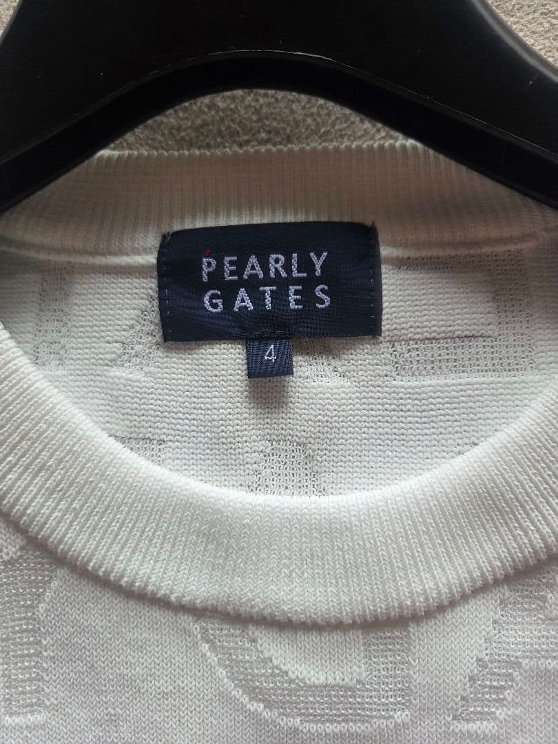 新品未使用 パーリーゲイツ ホワイトセーター サイズ4