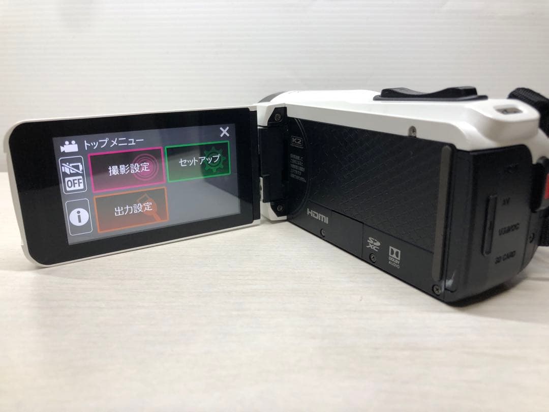 JVC ビデオカメラVictor Everio GZ-F270-W 60倍ズーム