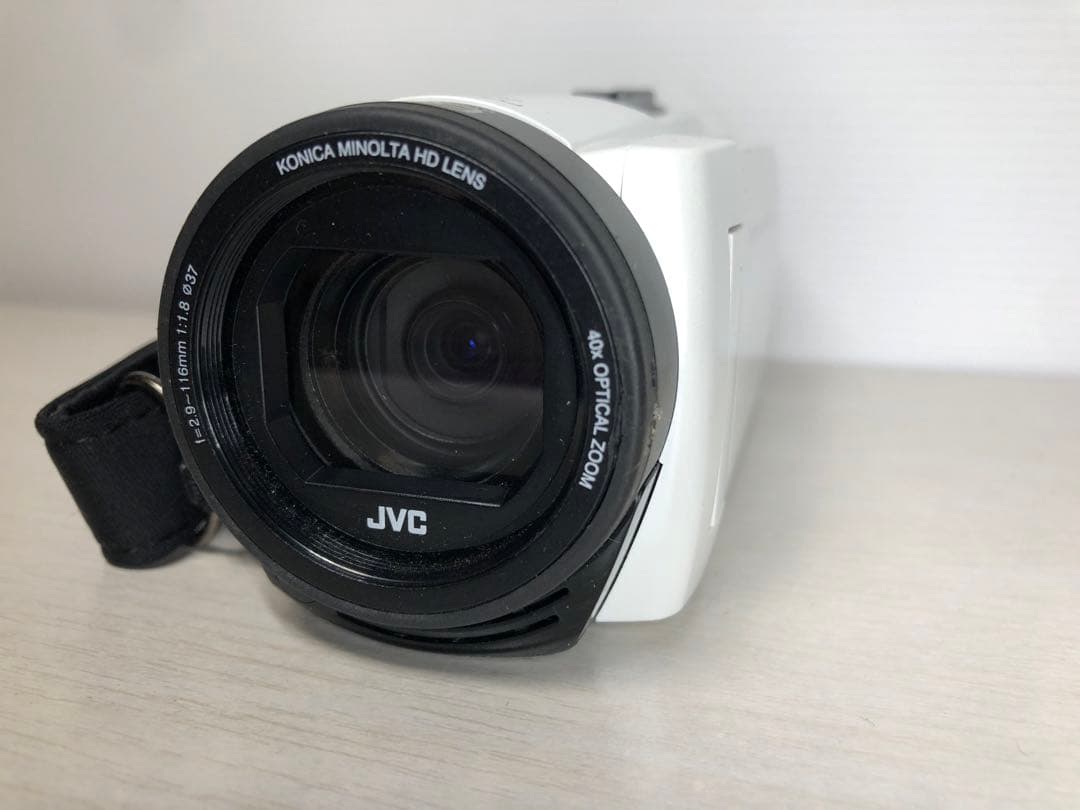 JVC ビデオカメラVictor Everio GZ-F270-W 60倍ズーム