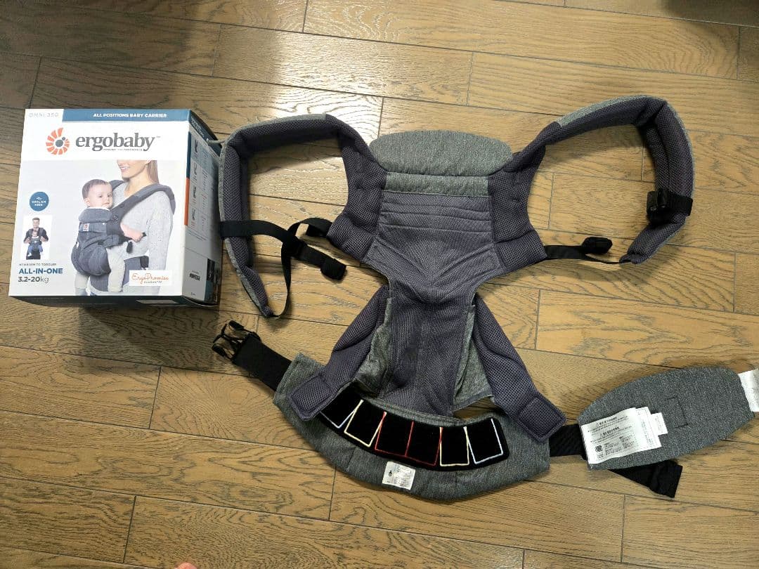 美品 エルゴベビー 抱っこ紐 OMNI360 メッシュ