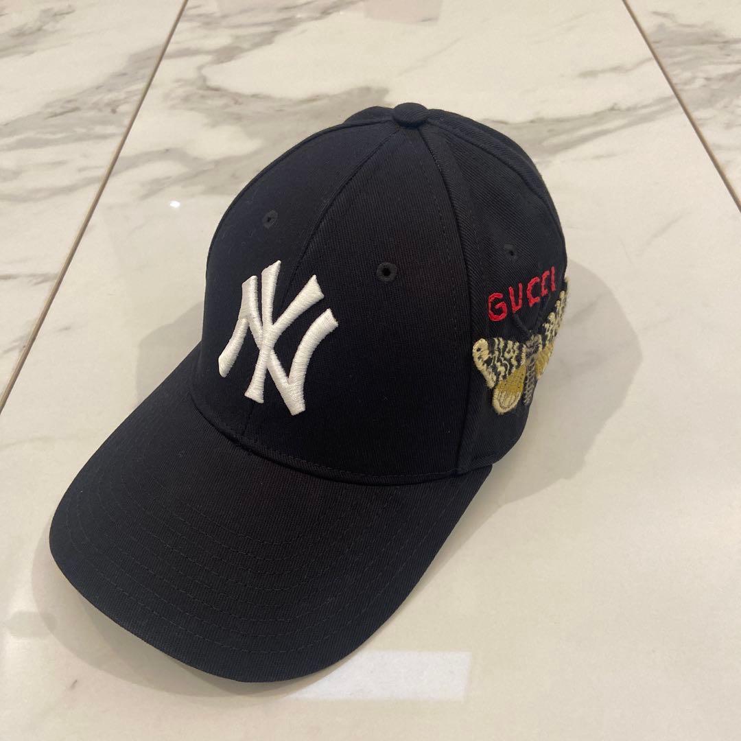 ⭐︎入手困難⭐︎ GUCCI ×ニューエラキャップ　黒