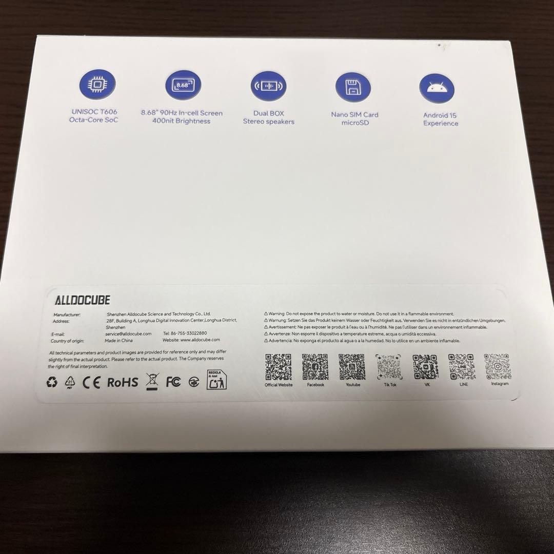 Androidタブレット本体 ALLODOCUBE iPlay60 mini