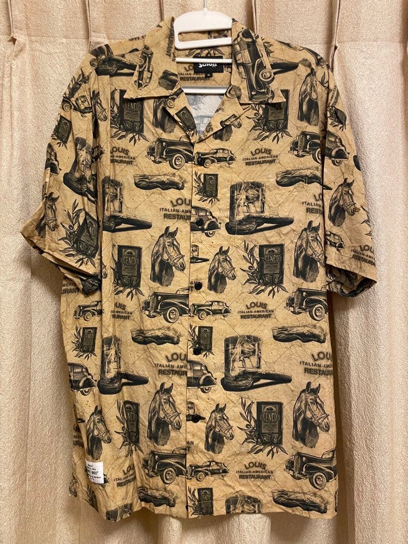【schott】ショット×ゴッドファーザー　アロハシャツ　XL