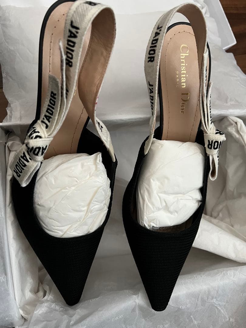 CHIさま　美品　Christian Dior スリングバックパンプス　39.5