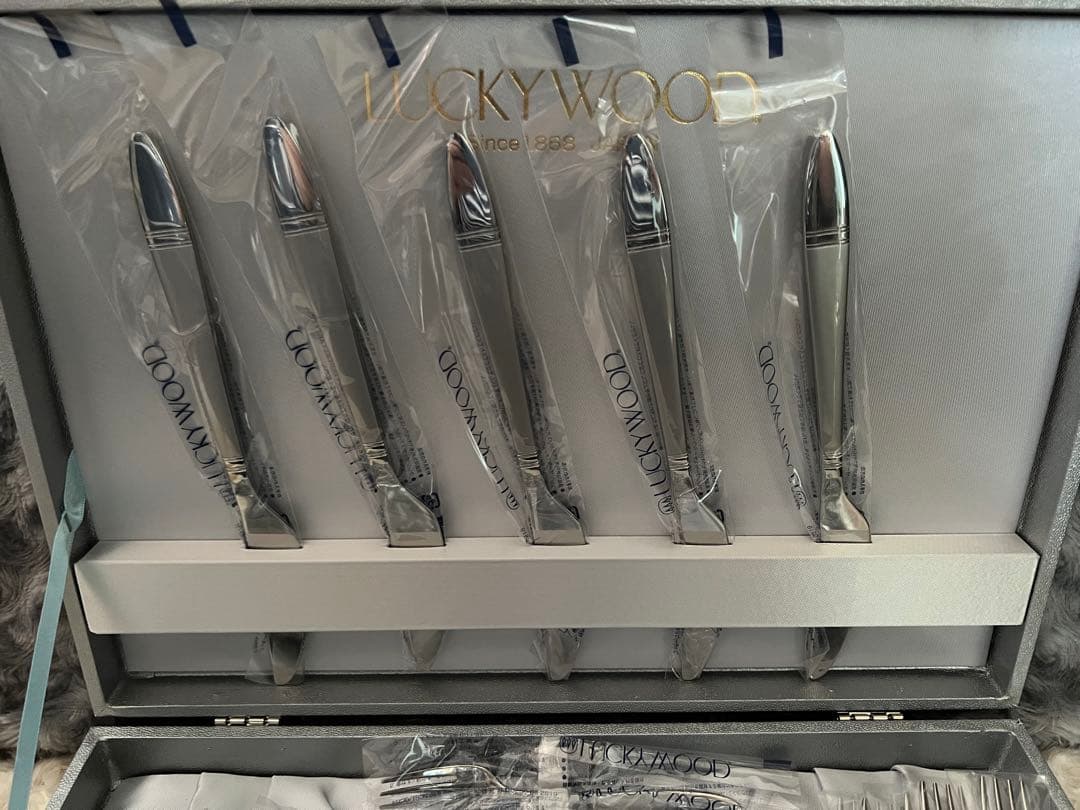 ラッキーウッド カトラリーセット　ソルテア　ディナーセット〈25本セット〉