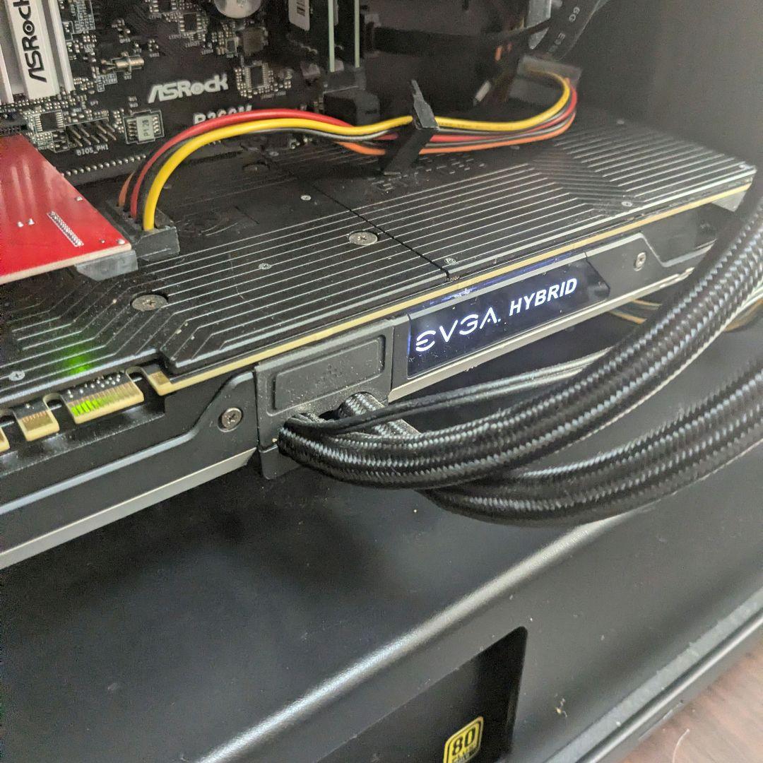 動作確認済 ジャンク GTX1080 EVGA HYBRID 簡易水冷グラボ