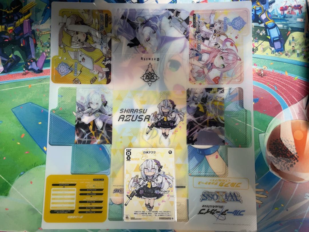 ウィクロス アズサ デッキケース PRカード セット ブルアカ ブルーアーカイブ