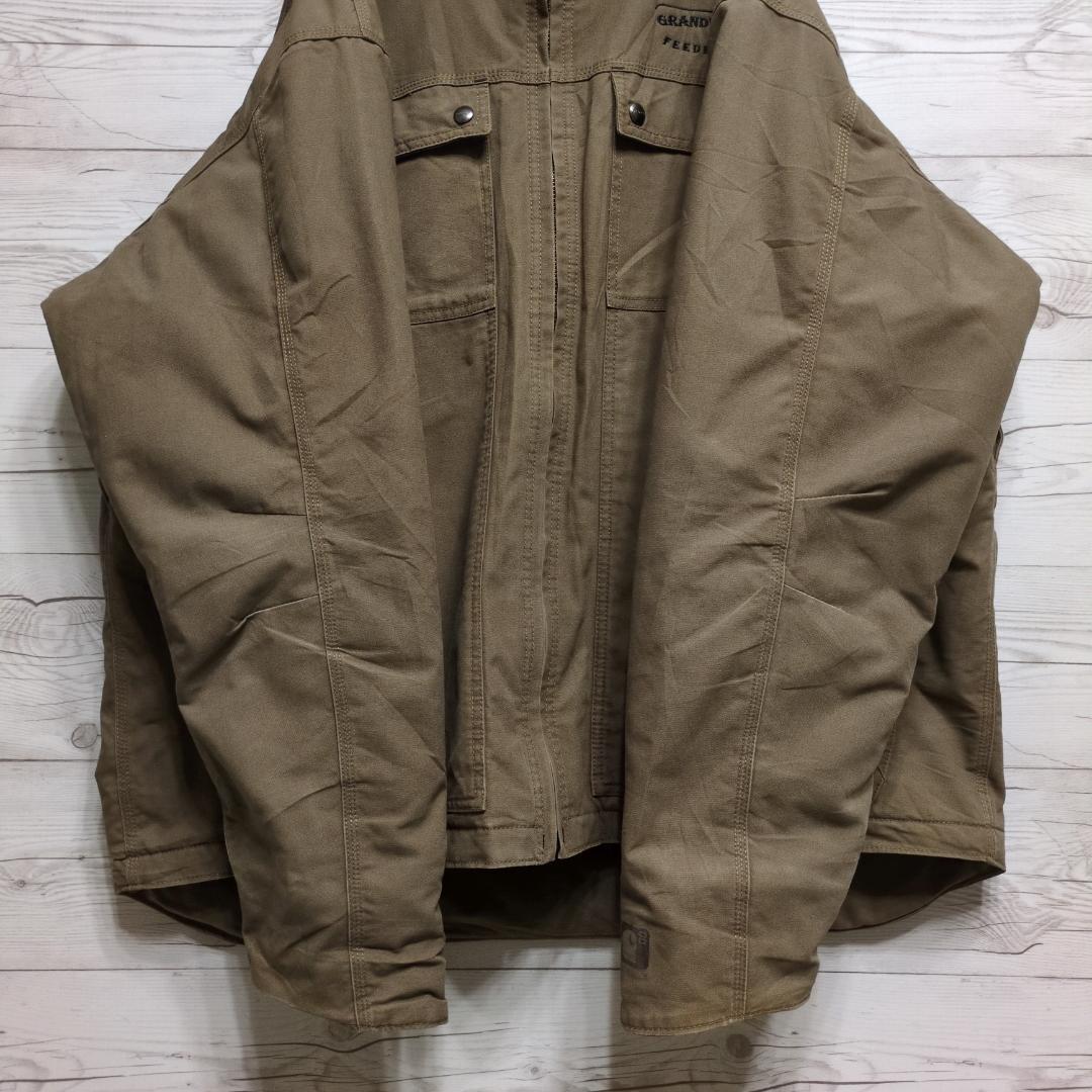 カーハート クイックダックジャケット 企業ロゴ 刺繍