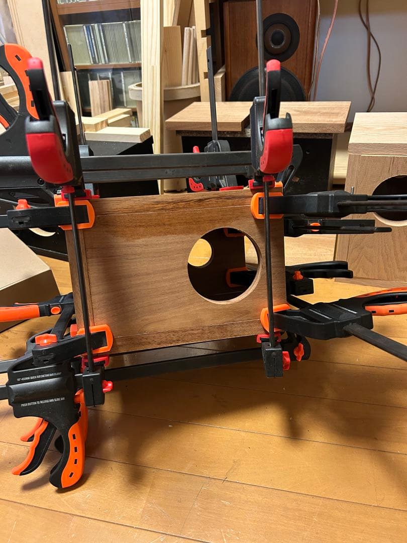 自作スピーカー Mフルレンジ 密閉型