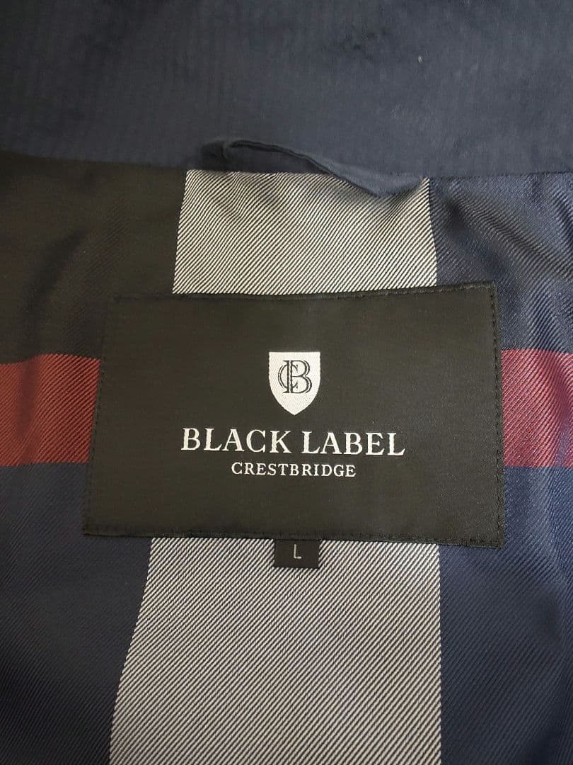 美品　BLACK LABEL CRESTBRIDGE ネイビー　ブルゾン　Ｌ