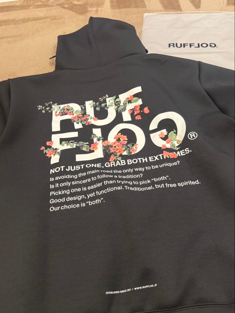 【新品未使用】RUFFLOG LOGOPULLOVER HOODIE XL