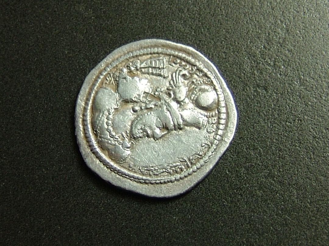 ササン朝ペルシャ；バハーランIV世、AR.ドラクマ銀貨、希少品