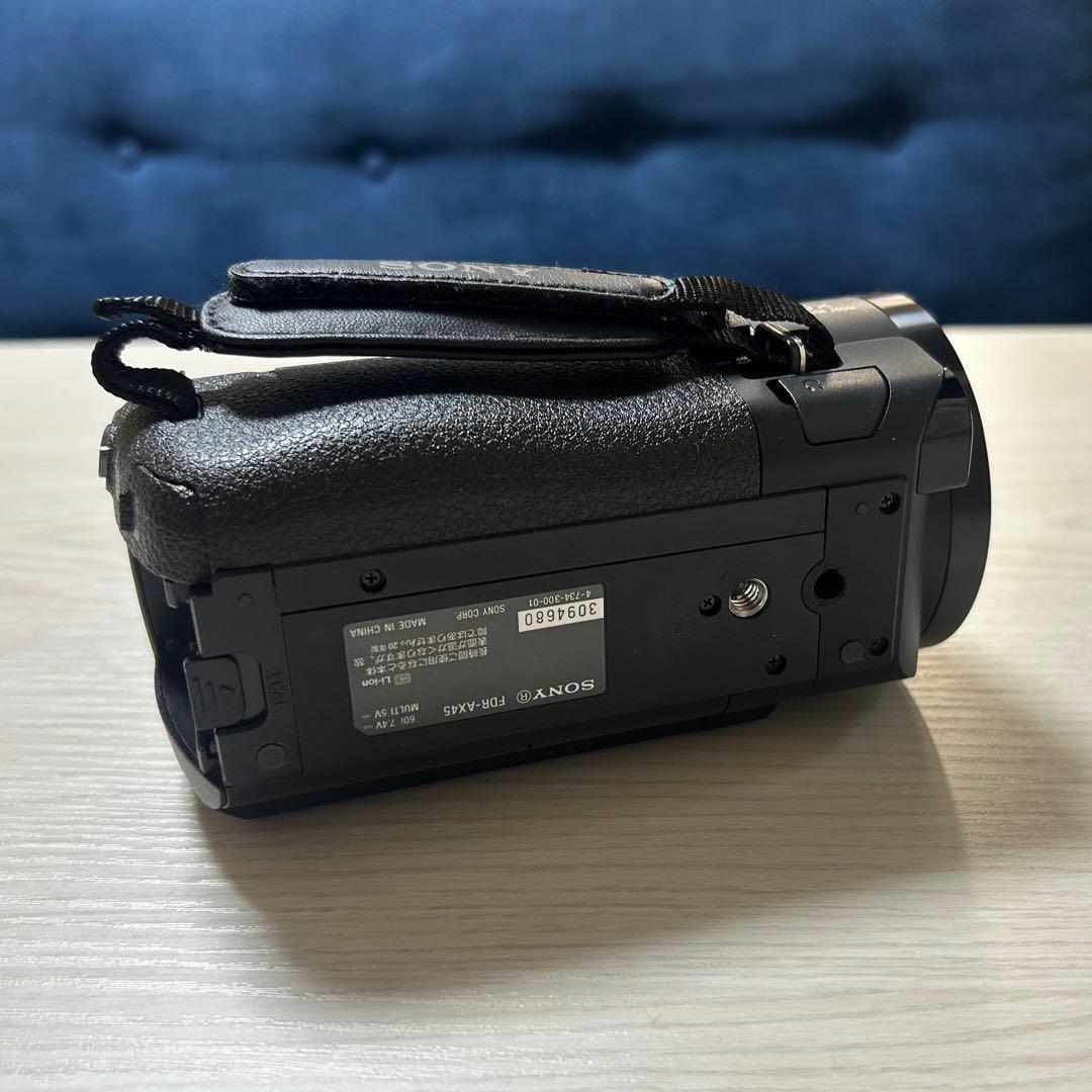 SONY FDR-AX45 ブラック ビデオカメラ & ECM-GZ1M マイク