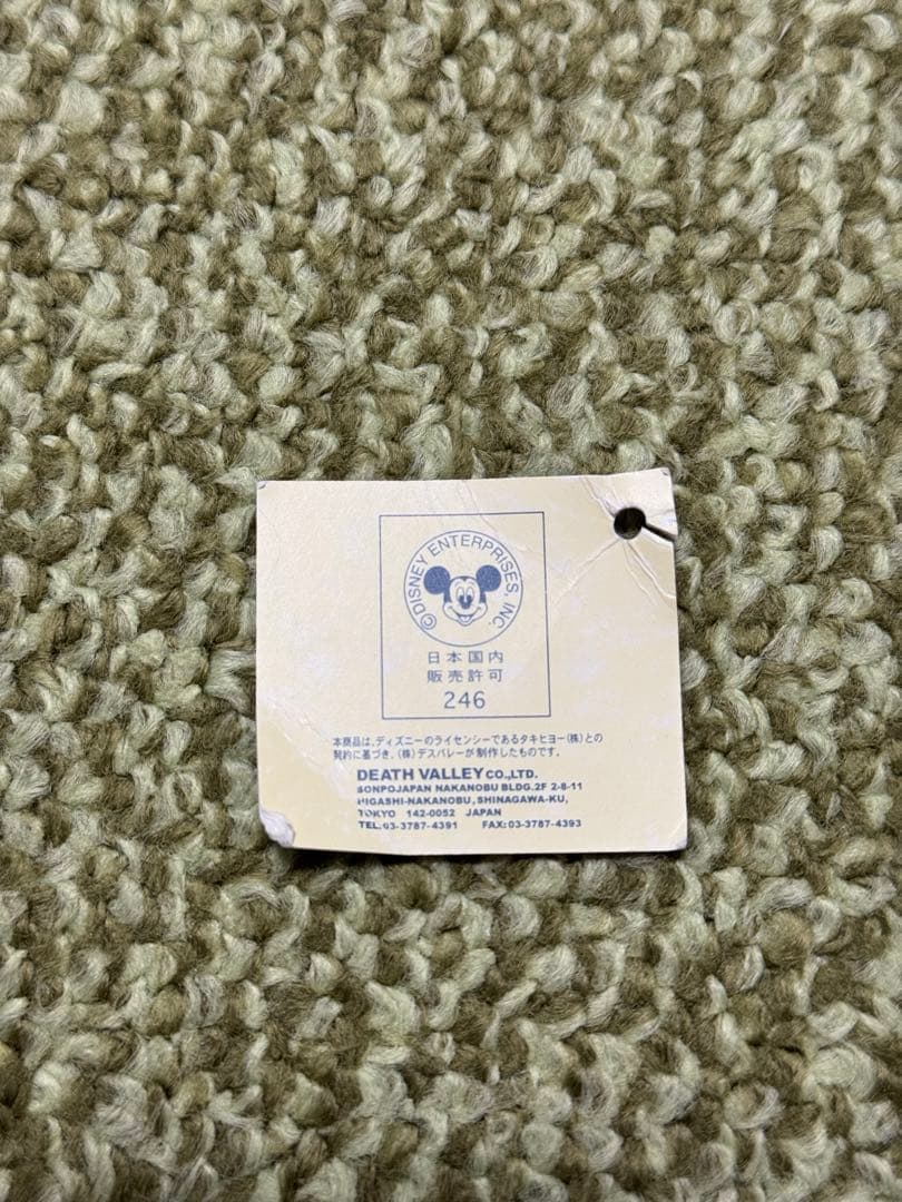 超希少 MickeyMouse 1928 GreatBigHeart 別珍 両面