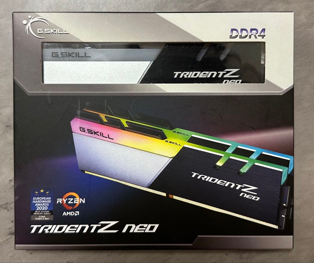 メモリー G.SKILL DDR4 Trident Z Neo 64GB 3600mhz