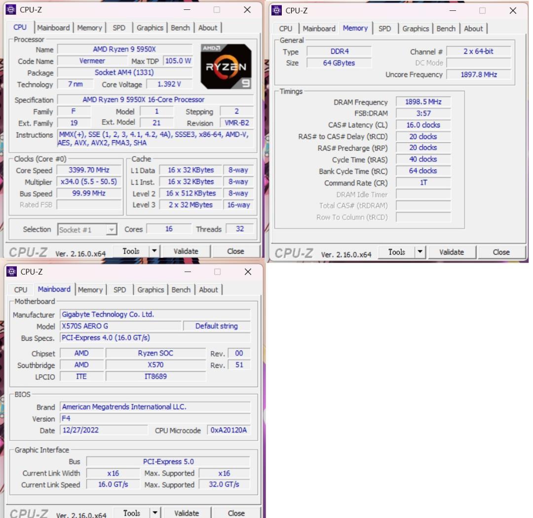 メモリー G.SKILL DDR4 Trident Z Neo 64GB 3600mhz