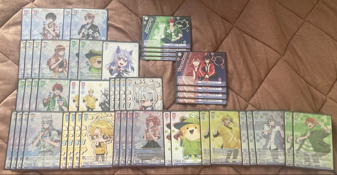 ヴァイスシュヴァルツブラウ　カラフルピーチ　本扉デッキ＋パーツ