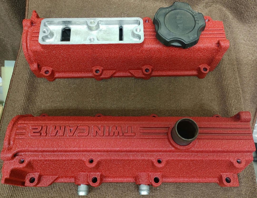 アルトワークス　F6A ツインカム純正カムシャフトホルダー/カムシャフト付