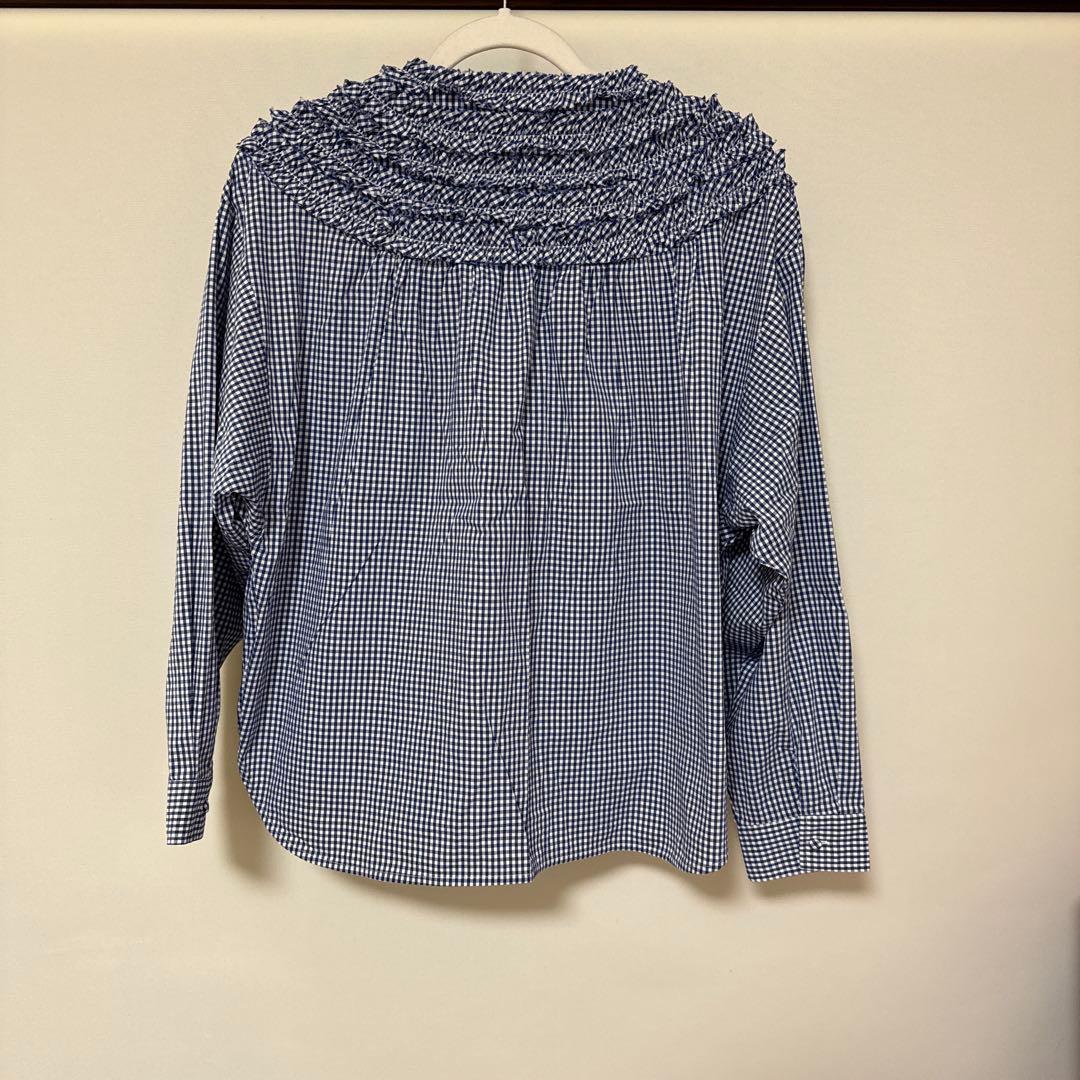 ロージーモンスター　ギンガムチェックブラウス
