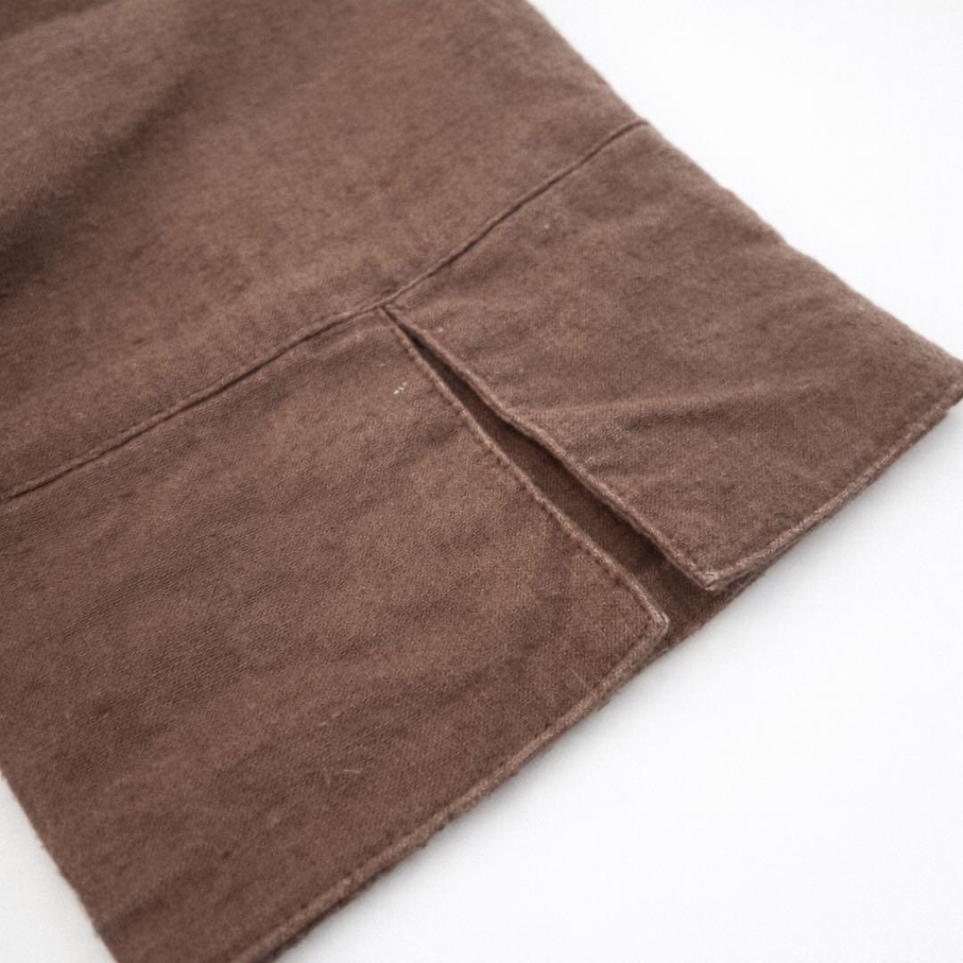 nest Robe ネストローブ　ブラウン セーラー襟 長袖シャツ　ブラウス