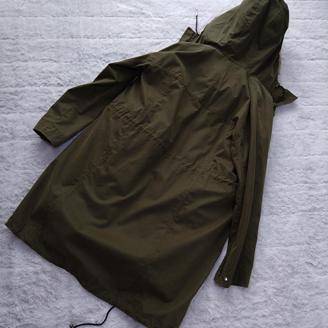 マッキントッシュ モッズコート 裏地総ファー イタリア製 ライナー 34 カーキ