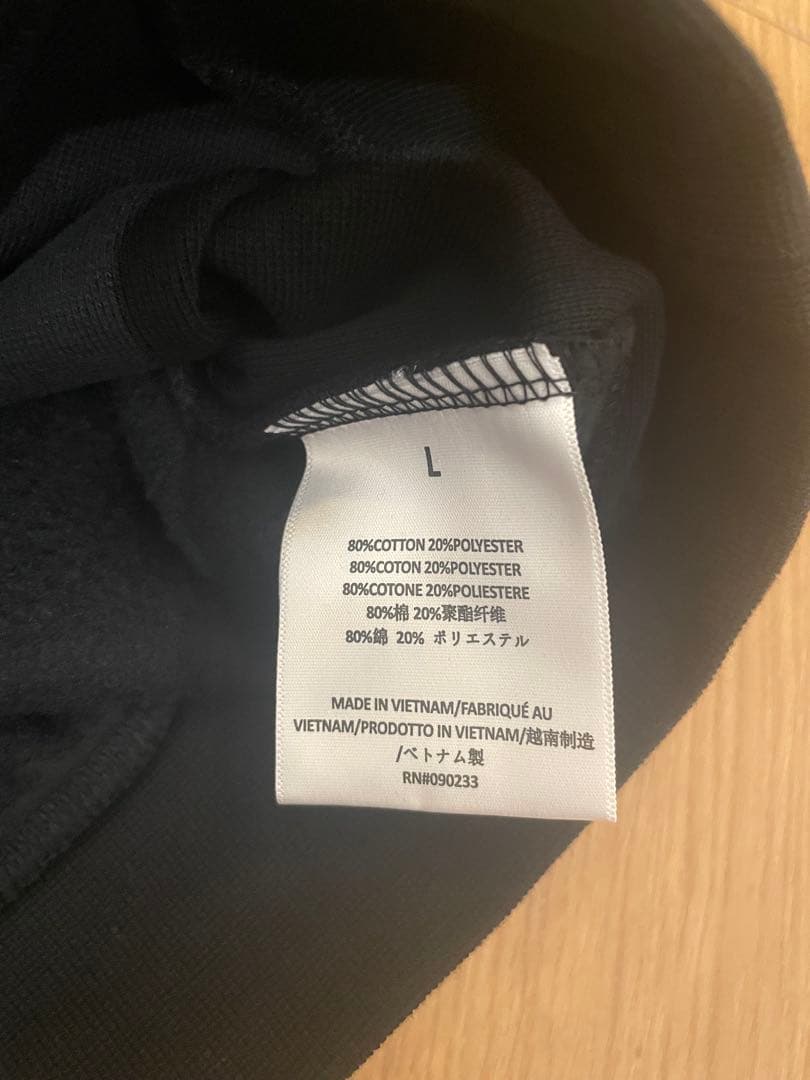 ESSENTIALS FEAR OF GOD ブラック スウェット L